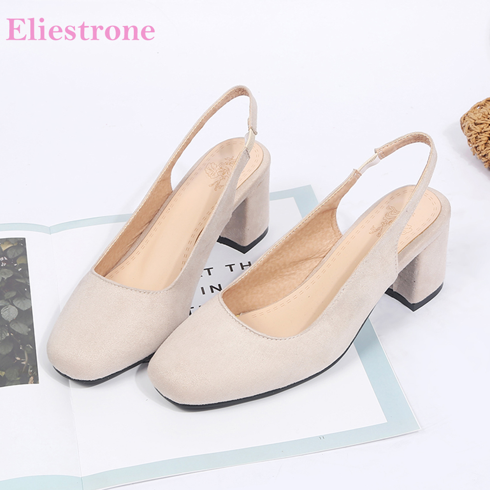 Women'S Shoes Size 12 - Summer Fashion Chunky Heel Slingback Sandals