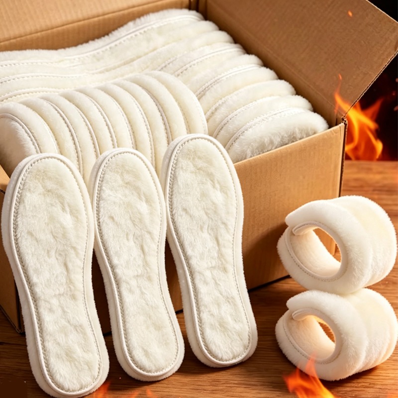 Women Shoes In Australia - Winter Australia Sheepskin Insoles Unisex Natural