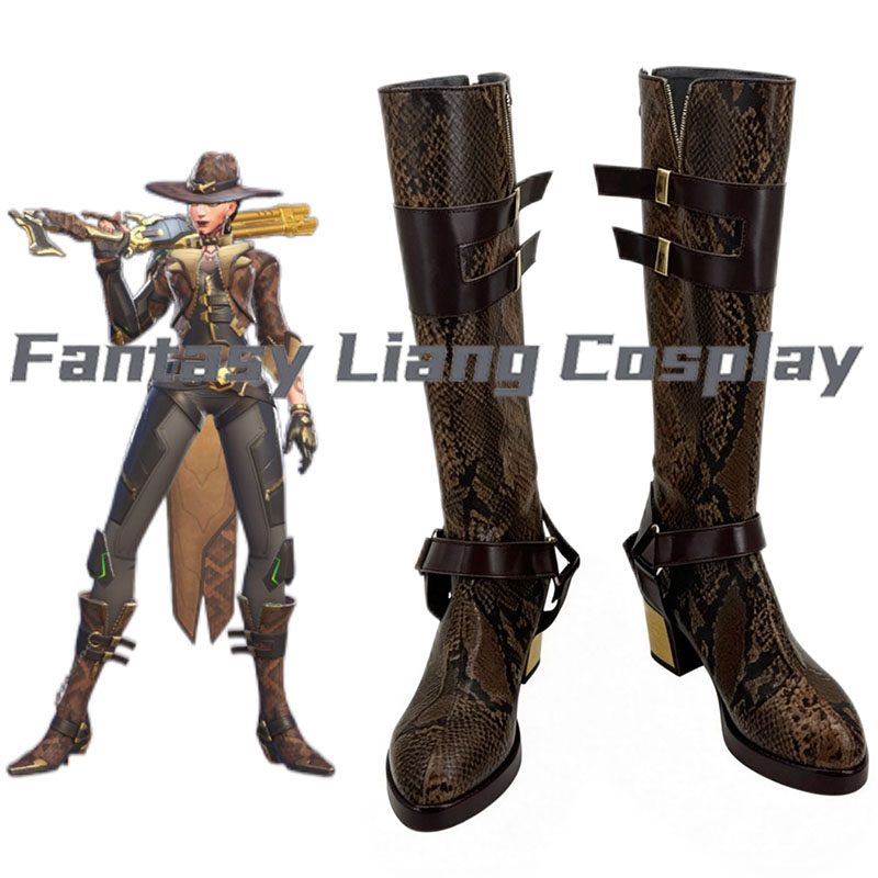 Women Shoes Japan - Game Ashe Mizuki Venture Cosplay Shoes