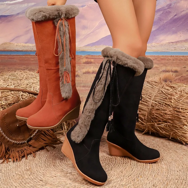 Women Shoes In Australia - 2027 New Wedge Long Women Boots