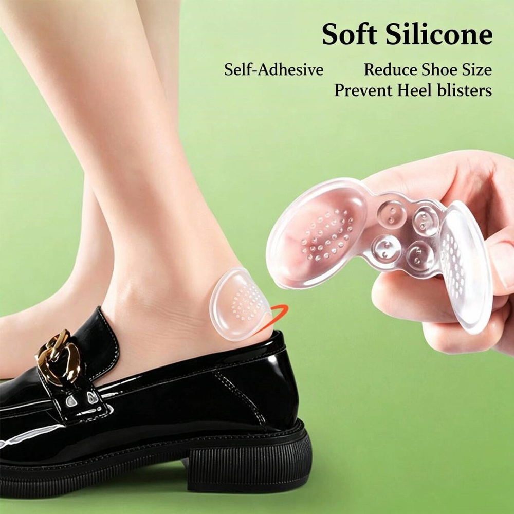 6pcs Gel Heel Protectors for S - Women Shoes For Big Feet ulasan dan harga