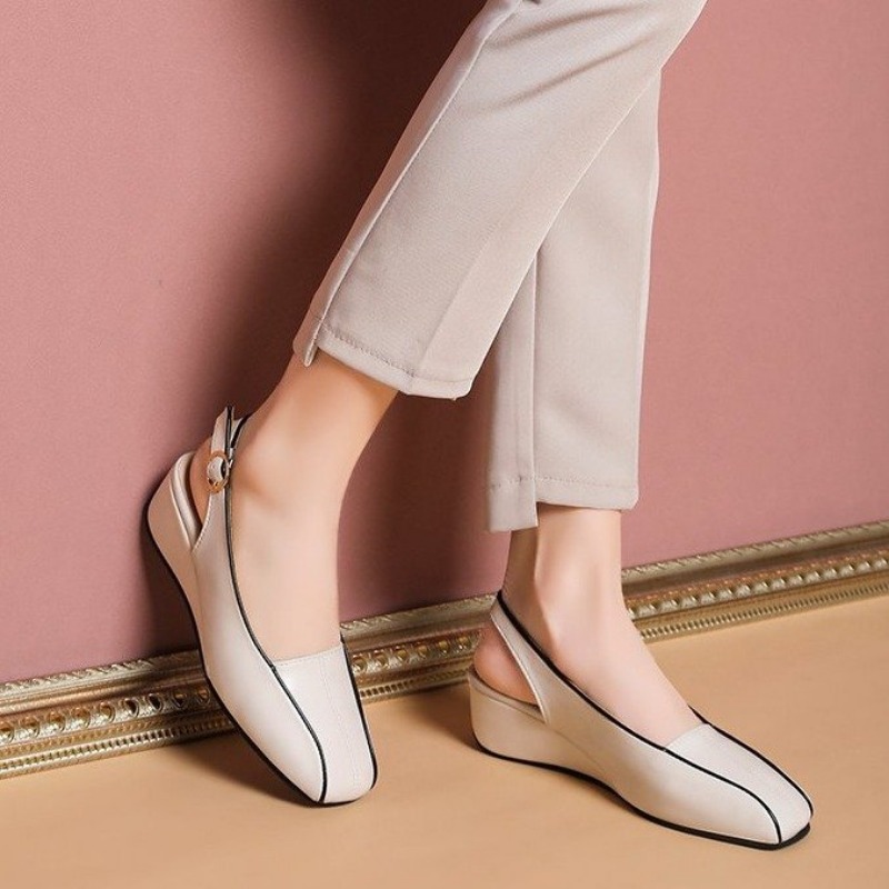 French Leather Women Shoes New - Women'S Shoes Trendy ulasan dan harga