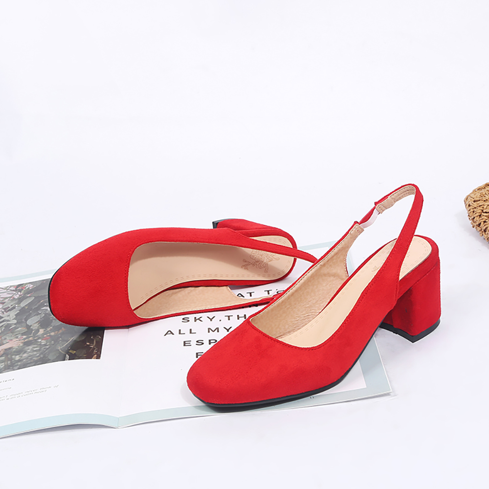Summer Fashion Chunky Heel Sli - Women'S Shoes Size 12 ulasan dan harga