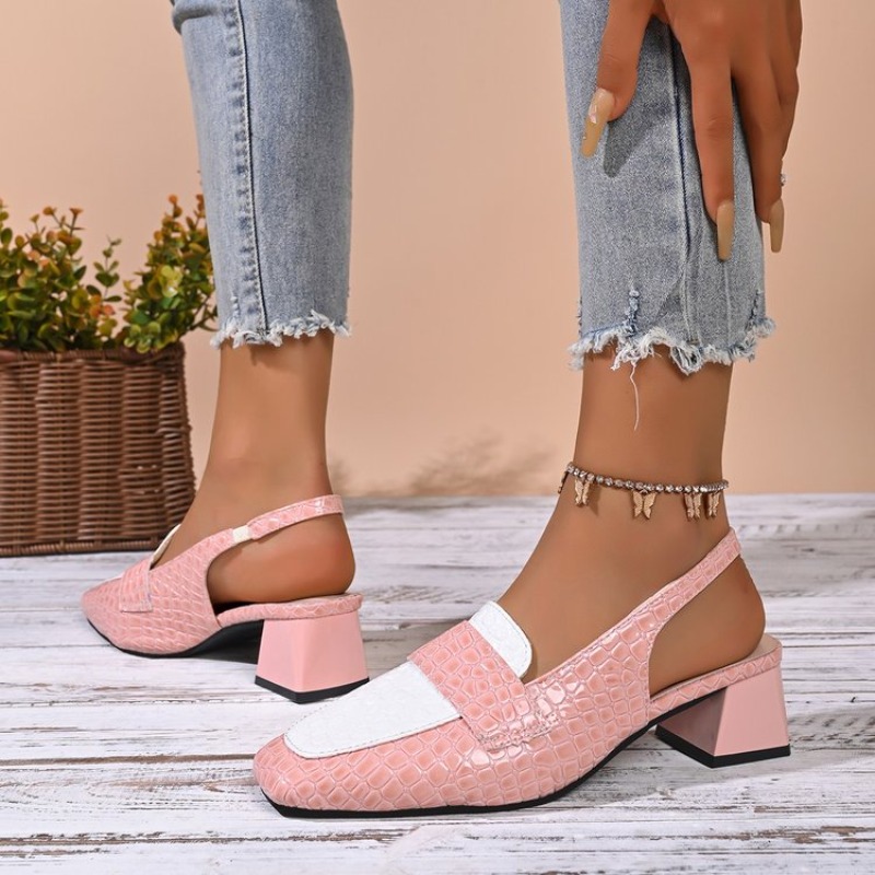 pumps slingback heel shoes wom - Women'S Shoes For Work ulasan dan harga