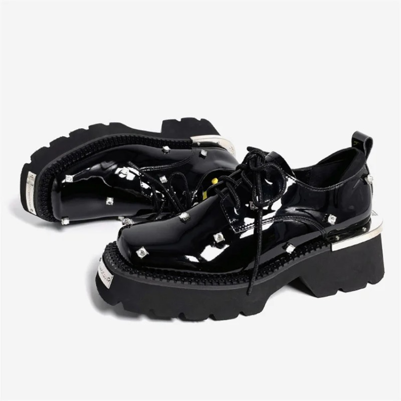 Women Loafers Crystal Platform - Women'S Shoes Trending 2025 ulasan dan harga