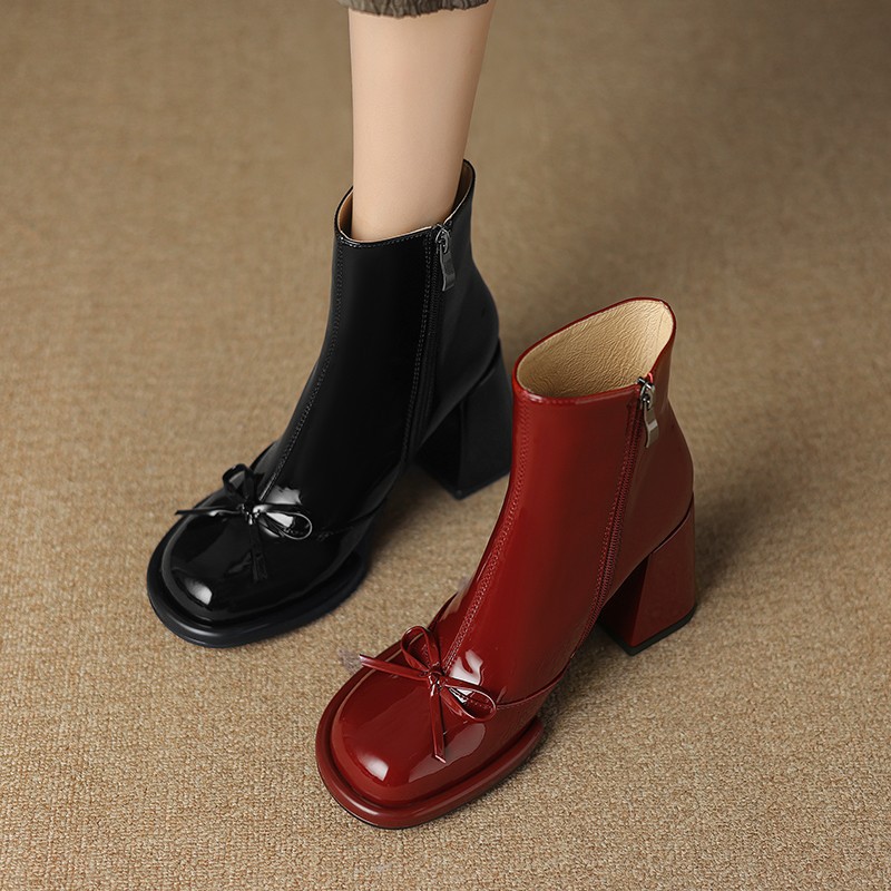 Women High Heels Goth Ankle Bo - Women'S Shoes Trending 2025 ulasan dan harga