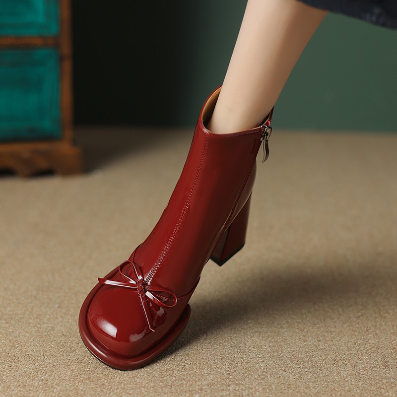 Women High Heels Goth Ankle Bo - Women'S Shoes Trending 2025 ulasan dan harga