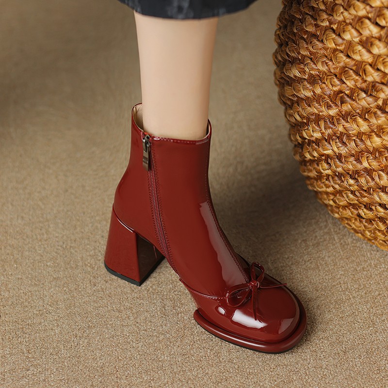 Women High Heels Goth Ankle Bo - Women'S Shoes Trending 2025 ulasan dan harga