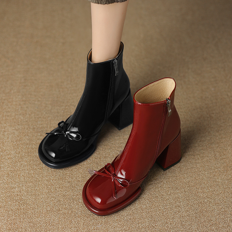 Women High Heels Goth Ankle Bo - Women'S Shoes Trending 2025 ulasan dan harga