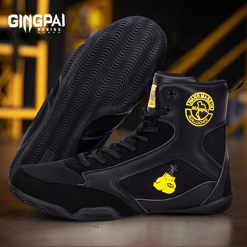 Boxing shoes men women Sanda c - Women'S Shoes Weightlifting ulasan dan harga