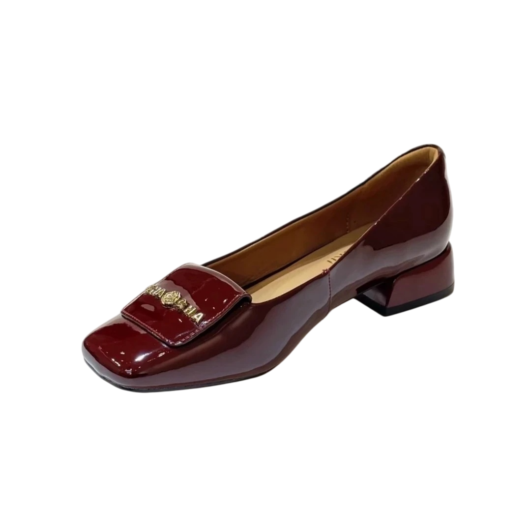 Women's Retro Square Toe Block - Women'S Shoes For Work ulasan dan harga