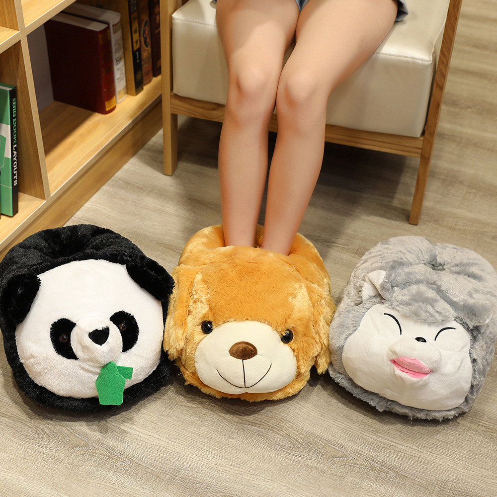 Winter Cartoon Home Big Feet W - Women Shoes For Big Feet ulasan dan harga
