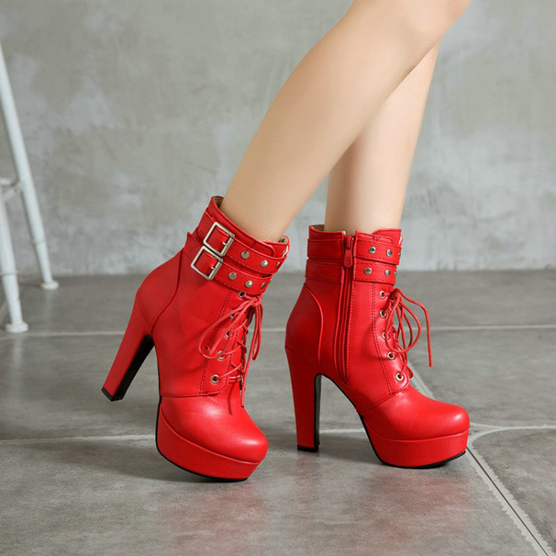 Winter Fur Lined Yellow Red Wo - Women Shoes For Big Feet ulasan dan harga
