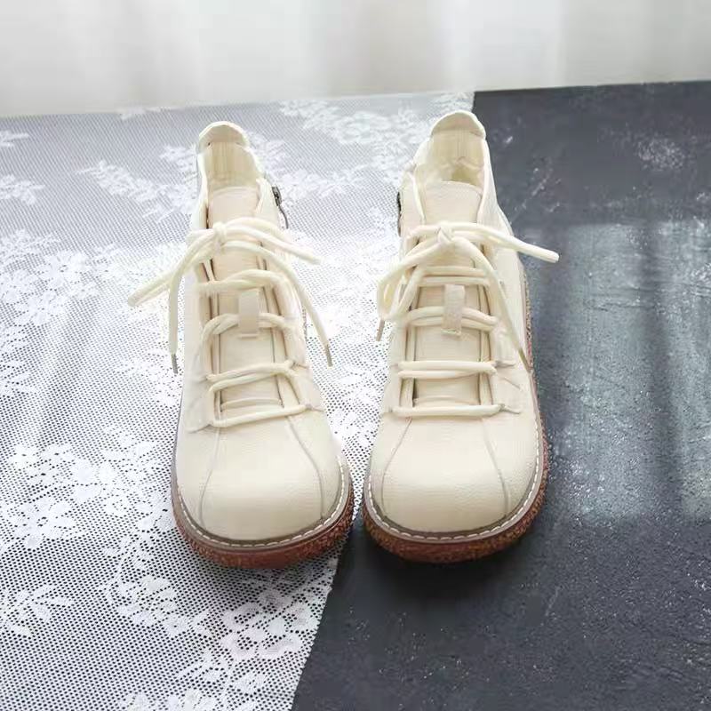 Careaymade-Vintage Lace Up boo - Women Shoes Size Chart ulasan dan harga