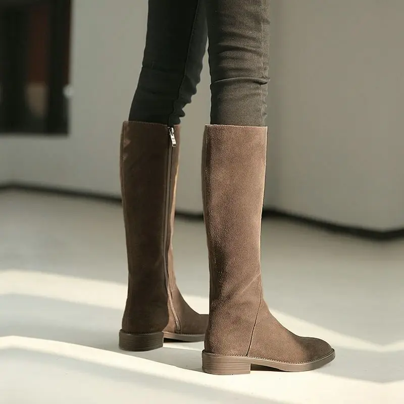 New in Zipper Warm Suede Ladie - Women'S Shoes Trending 2025 ulasan dan harga