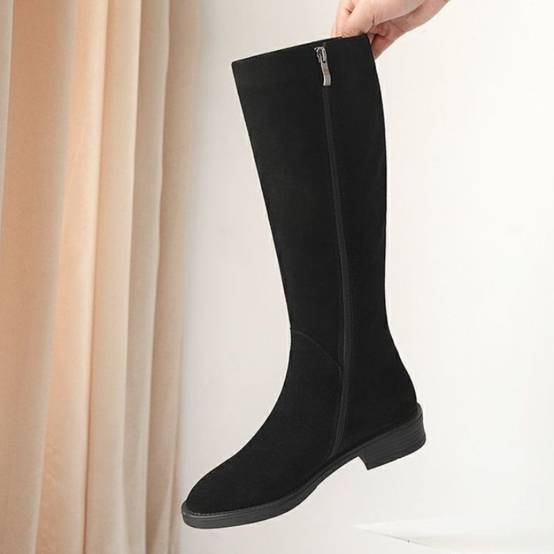 New in Zipper Warm Suede Ladie - Women'S Shoes Trending 2025 ulasan dan harga