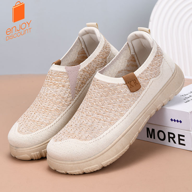 Spring and summer fly-woven br - Women'S Shoes Trendy ulasan dan harga