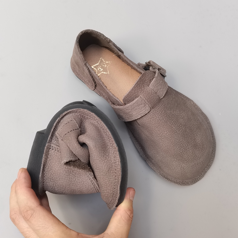 Careaymade-Genuine leather pur - Women Shoes For Big Feet ulasan dan harga