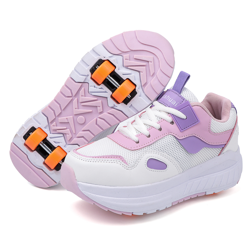 Kids Roller Skates 4 Wheels De - Women Shoes Running ulasan dan harga