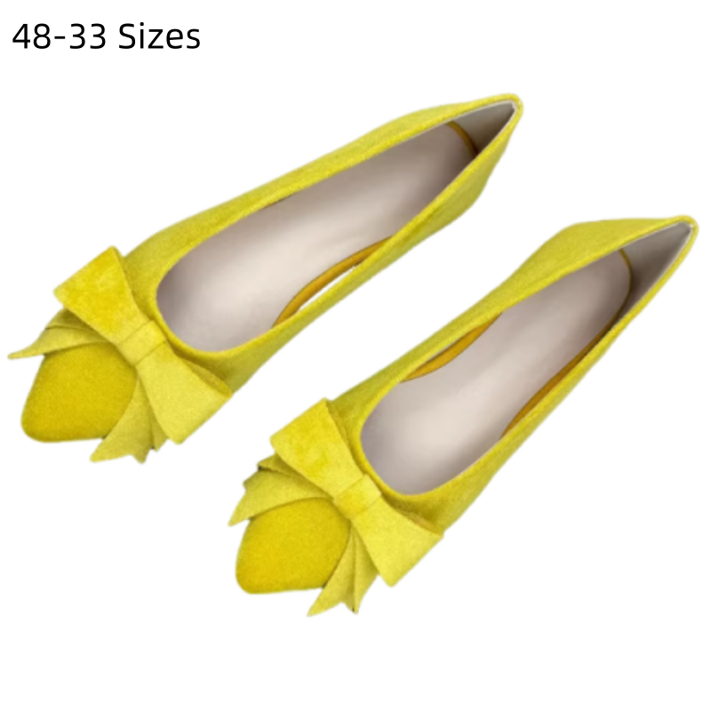 Lady Flock Butterfly Lemon Yel - Women Shoes For Big Feet ulasan dan harga