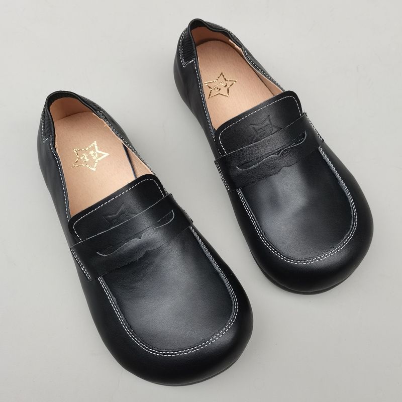 Natural Leather Wide Women's S - Women Shoes For Big Feet ulasan dan harga