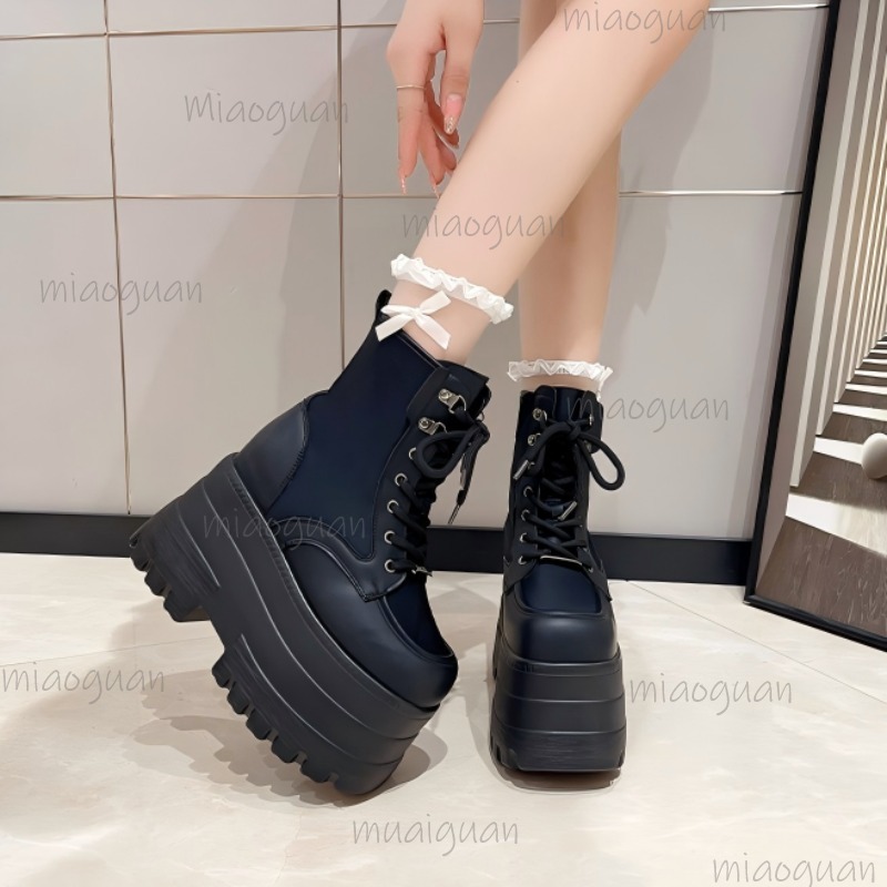 Super High Platform Ankle Boot - Women Shoes Size Chart ulasan dan harga