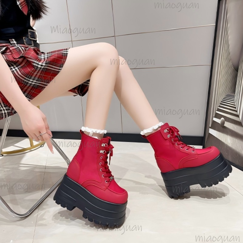 Super High Platform Ankle Boot - Women Shoes Size Chart ulasan dan harga