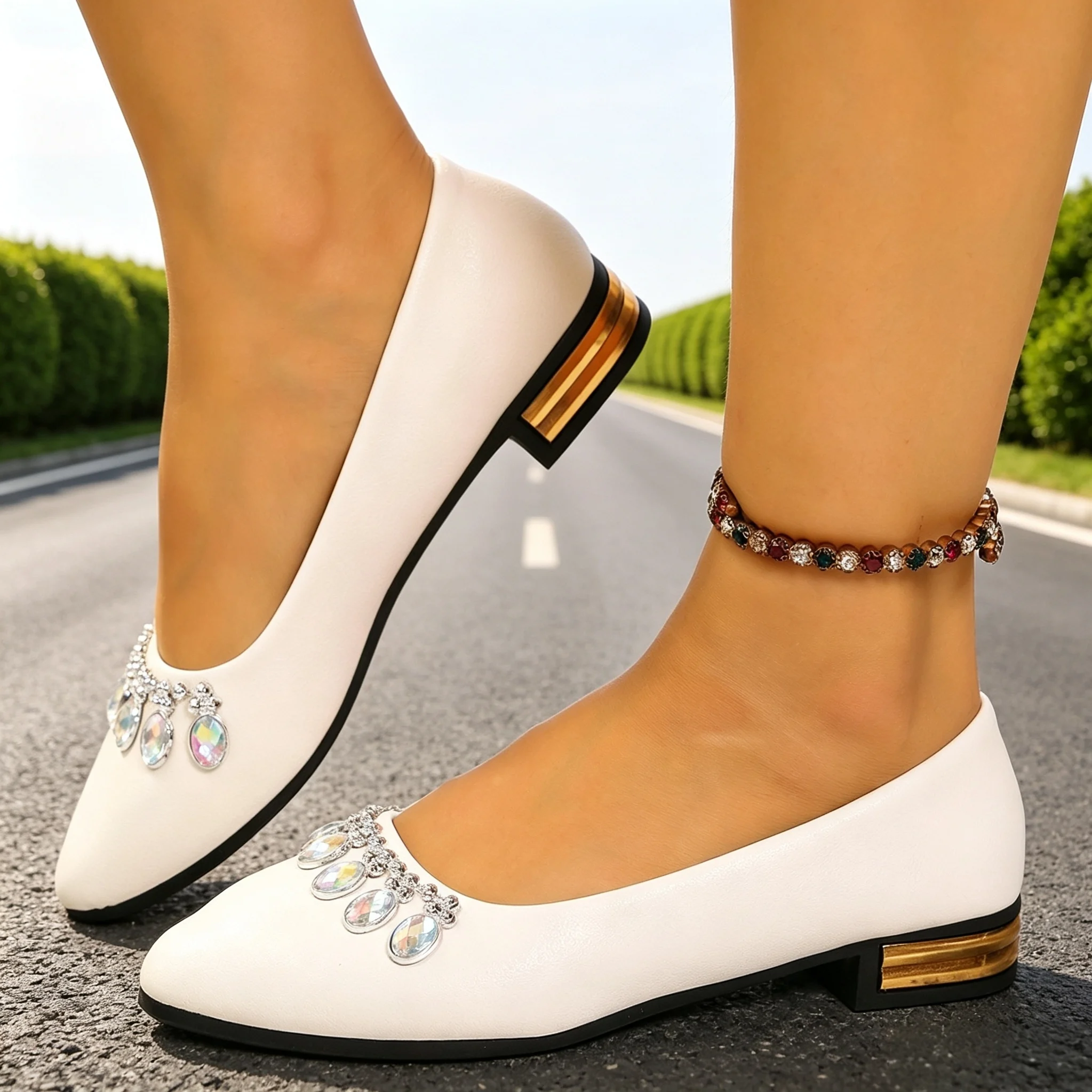 Women Flats Pointed Toe Ballet - Women Shoes Casual ulasan dan harga