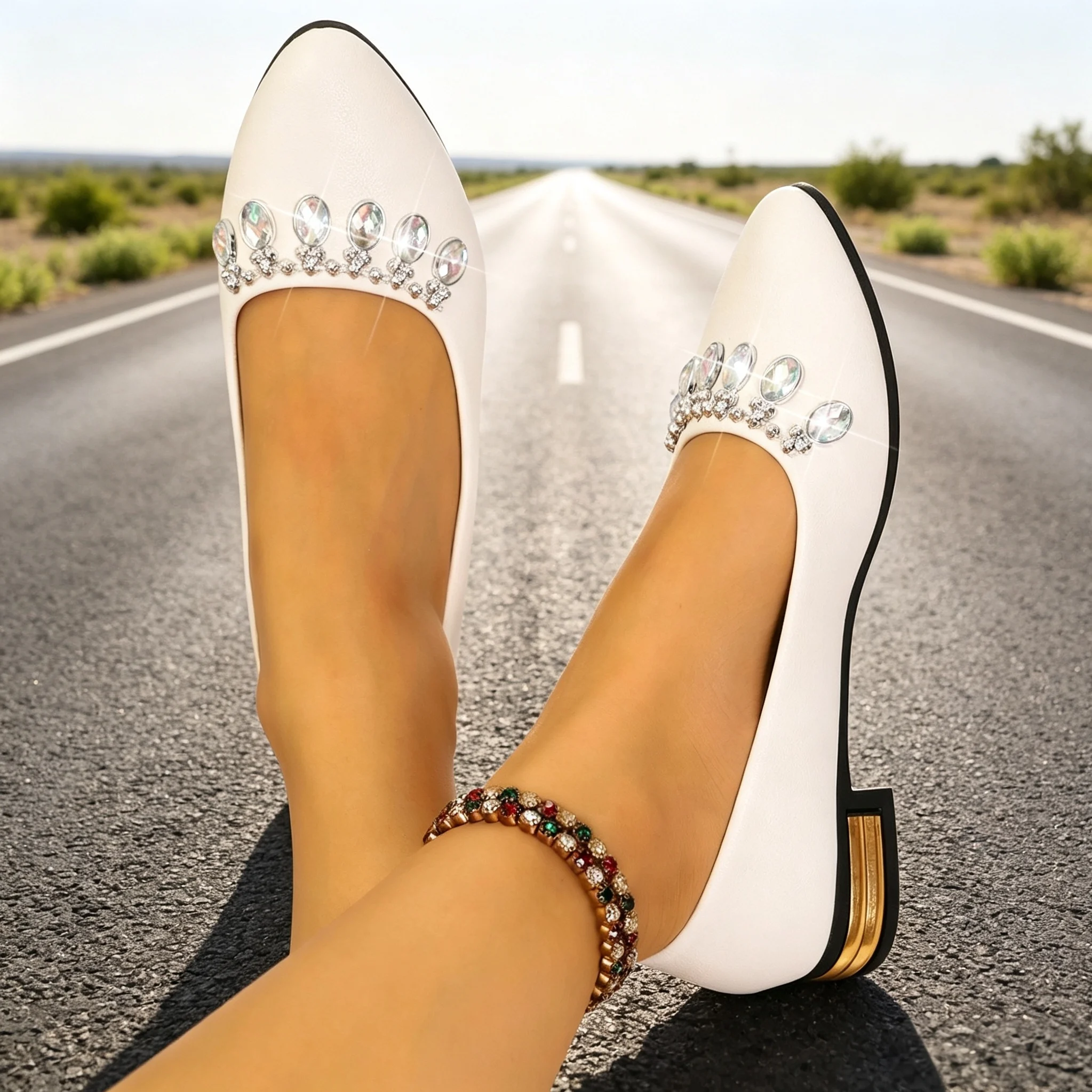 Women Flats Pointed Toe Ballet - Women Shoes Casual ulasan dan harga