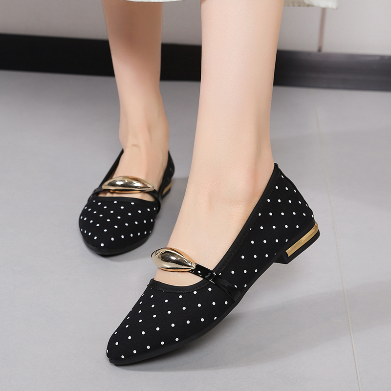 Spring and Autumn Elegant Poin - Women Shoes Casual ulasan dan harga