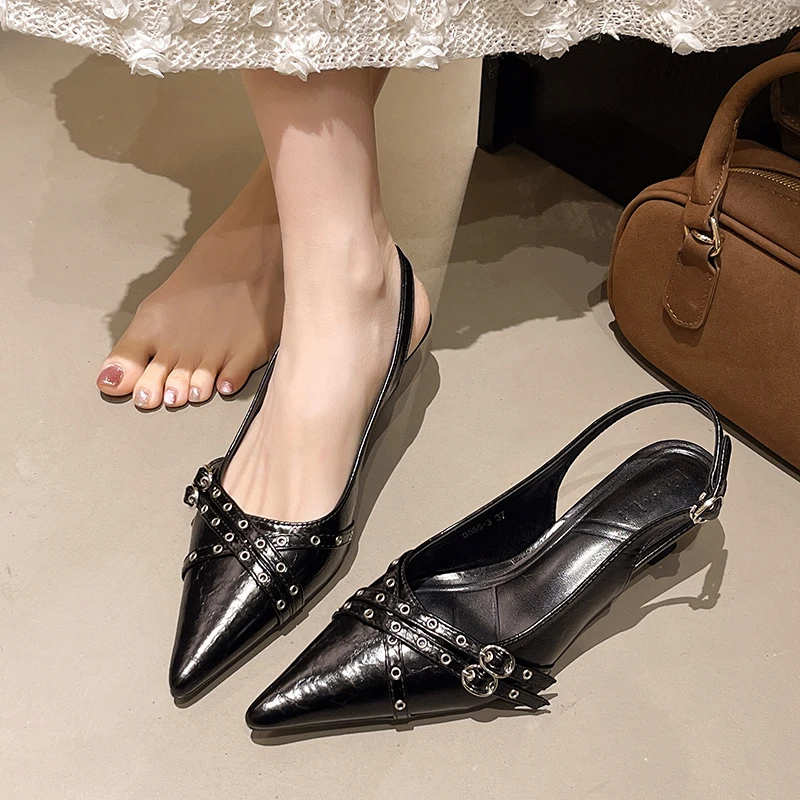2025 New Women Pointed Toe San - Women'S Shoes Trending 2025 ulasan dan harga