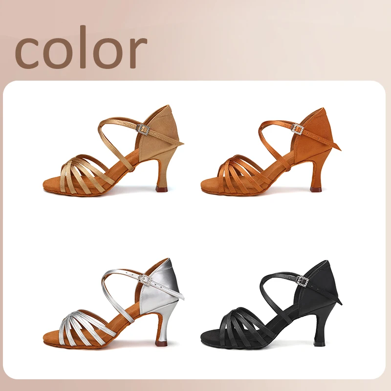 Hot Selling Latin Dancing Shoe - Women Shoes Brown Colour ulasan dan harga