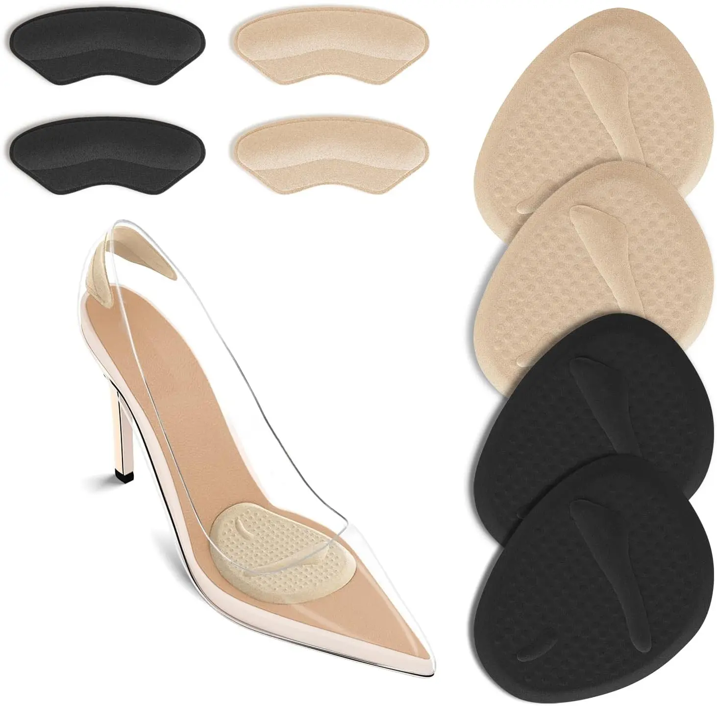 2 Sets Heel Pads, Ball of Foot - Women'S Heels ulasan dan harga