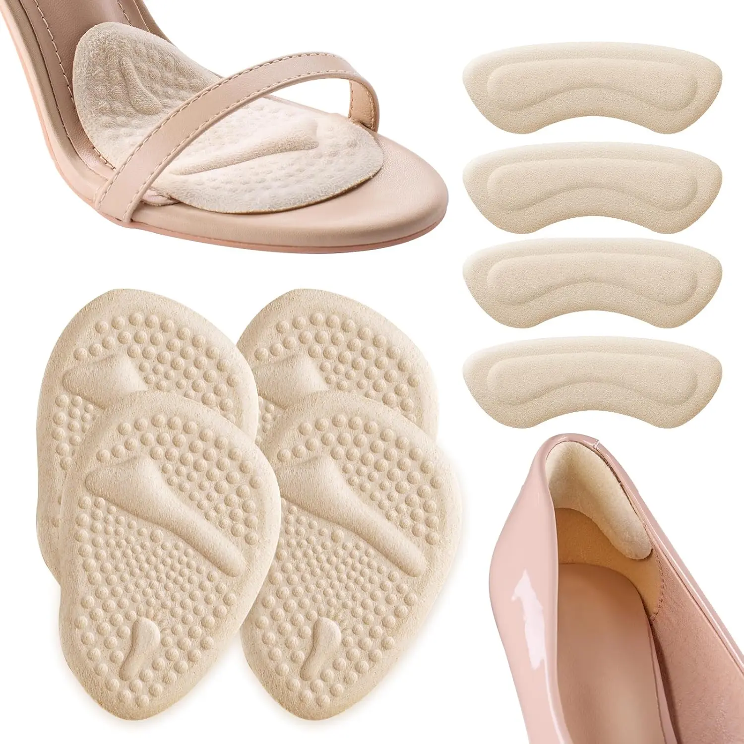 2 Sets Heel Pads, Ball of Foot - Women'S Heels ulasan dan harga
