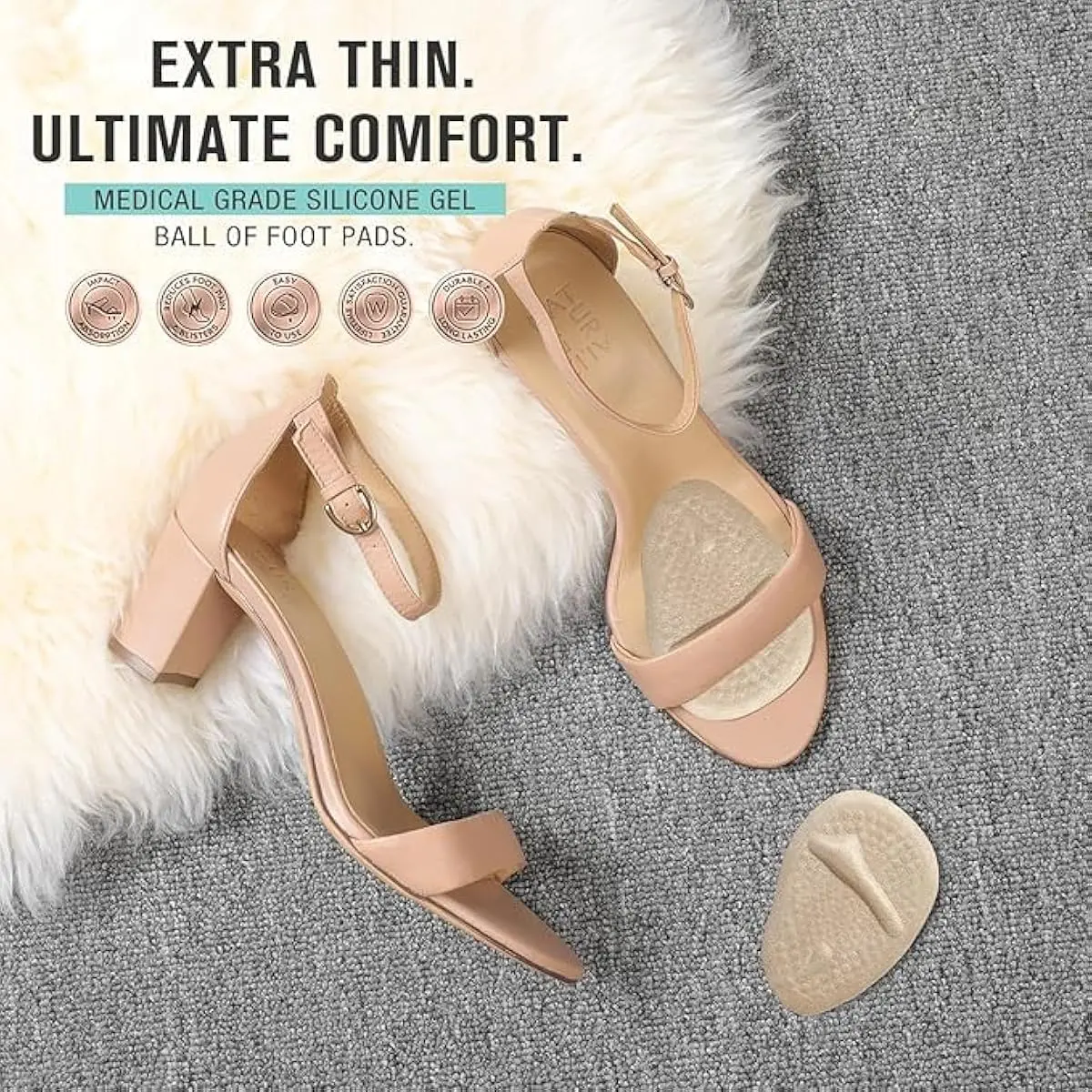 2 Sets Heel Pads, Ball of Foot - Women'S Heels ulasan dan harga