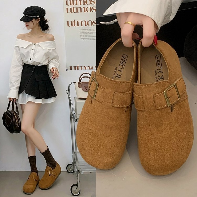 Women Suede Closed Back Birken - Women Shoes Casual ulasan dan harga